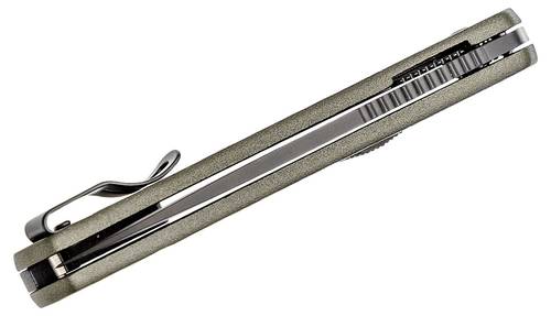 CRKT K542GKP Ken Onion Bona Fide Flipper Knife 3.586" 1.4116 - luminum Handles