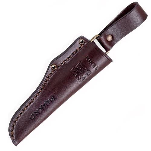 Joker Survival Knife Trampero S CN124 walnut wood - جوكر رحلات خشب الجوز 
