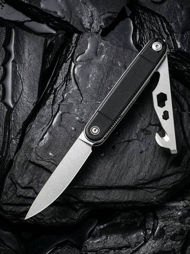 CIVIVI Knives C20014F-1 Crit Multi-Functional Front Flipper Knife 3.18" Nitro-V 