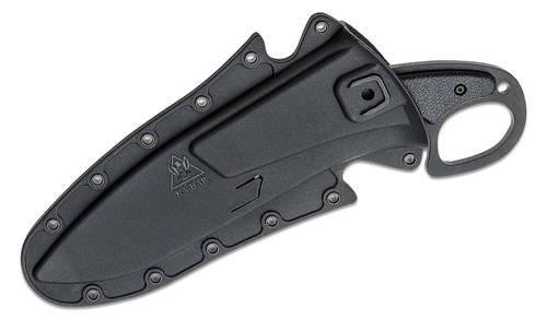 KA-BAR 2491 TDI Pocket Strike Fixed Blade Knife 3.19" AUS-8A Black Drop Point, Nylon Handles