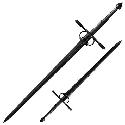 Cold Steel 88WSLFM Man at Arms LaFontaine Sword of War 37.5" Blued 1050 Carbon 