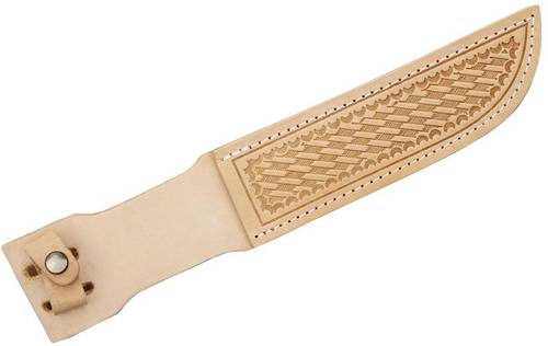Leather Sheath (Natural) Fits up to 7 - جراب جلد مقاس 18 سم 