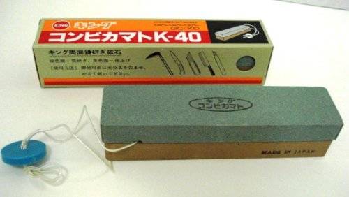 Japanese KING K-40 whetstone sharpener  #250/#1000 مسن حجر مائي من كينق الياباني