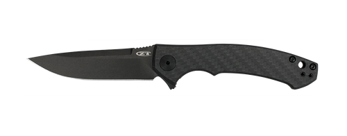 Zero Tolerance 0450CF Flipper - 3.25" S35VN Plain Edge Blade - Carbon Fiber Front/Titanium Frame Lock Back