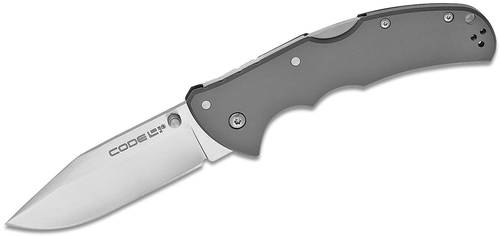 Cold Steel 58PC Code 4 Clip Point Folding Knife 3.5" S35VN Satin Plain Blade - كود 4 