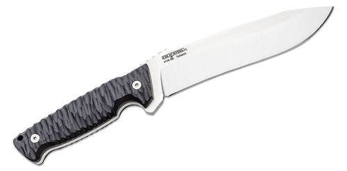 Cold Steel Razor Tek Fixed Blade Knife 6.5" 4116 Satin Recurve, Black GFN Handles, Secure-Ex Sheath - FX-65RZR 