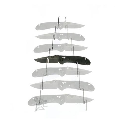 Seven Tier Knife Display -  حامل سكاكين شفاف    يتسع حتى 7 قطع 