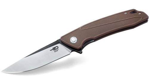 Bestech Knives Spike Flipper Knife 3.75" Black Two-Tone Blade,  - BG09C-1