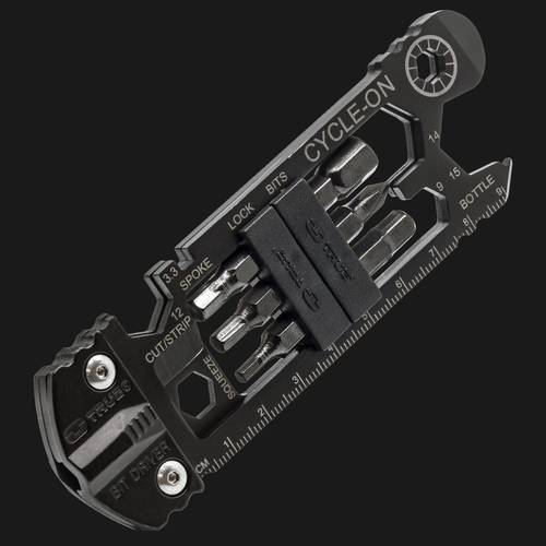 True Utility Cycle-On 30 Tools In One Thinnest 12mm Multi-Tool Bicycle Kit