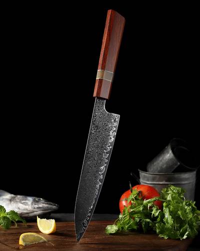 XinCraft 9" Chef Knife (Mirror Polished)  VG10 - 9" - XC119 
