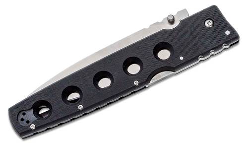 Cold Steel 11G6 Hold Out Folding Knife 6" CPM-S35VN Satin Plain Blade, Black G10 Handles