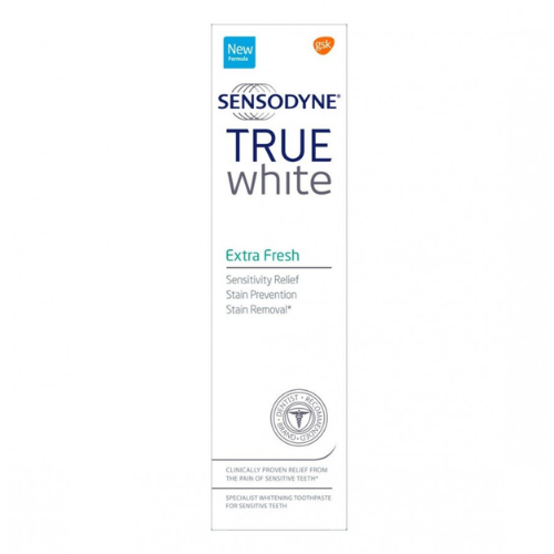 معجون ترو وايت للأسنان الحساسة من سنسوداين 75 مل - Sensodyne True White Sensitive Toothpaste 75ml