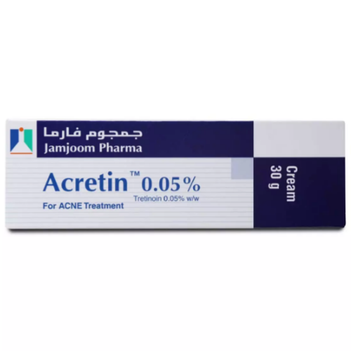 اكرتين 0.05% كريم من جمجوم فارما  - Acretin 0.05% Cream