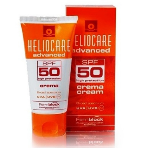 واقي شمس كريم SPF50 من هيليوكير 50مل  - Heliocare Advanced Sun Screen Cream SPF50 50ml