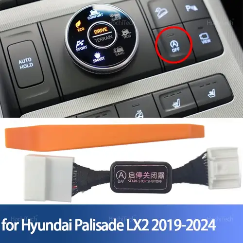 For Hyundai Palisade LX2 2019-2024 Start Stop Engine System Eliminator Device Control Sensor Plug Stop Canceller Wire 2022 2023