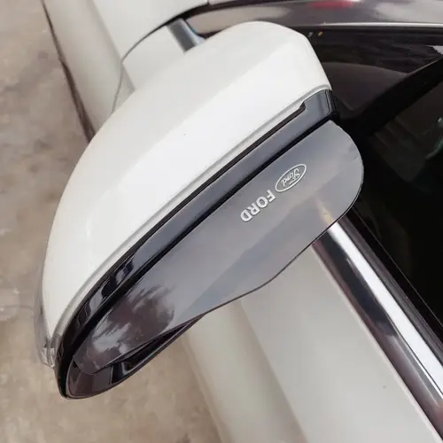 Car Rearview Mirror Rain Eyebrow Rain Shield Shade Protector Cover for Ford Fiesta EcoSport ESCORT focus 1 focus 3 focus 2