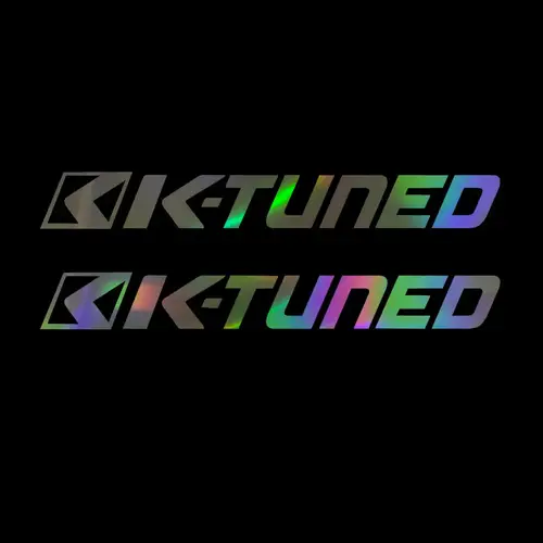 2pcs K-TUNED sticker vinyl for honda Acura integra civic EF EK S2000 DC5 K24 K20