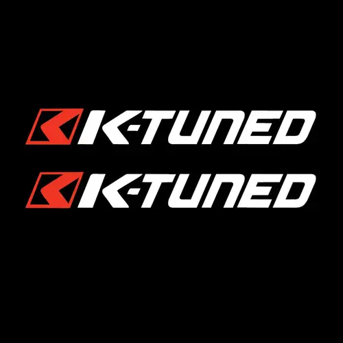 2 قطعة K-TUNED ملصق الفينيل لهوندا أكورا انتيغرا سيفيك EF EK S2000 DC5 K24 K20