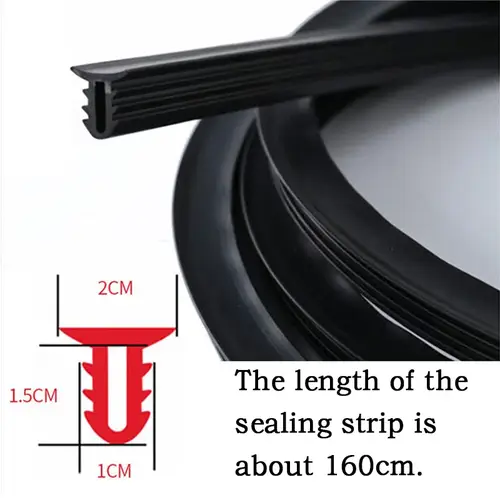 Car Stickers Dashboard Sealing Strip Sound Insulation Rubber Strip For Toyota BMW Audi KIA LADA Interior Car-Styling Accessories