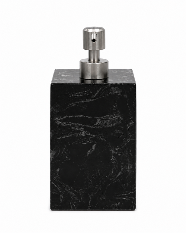 Black Natural Marble Soap Dispenser
