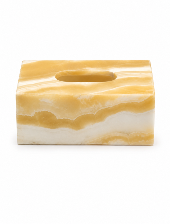 Onyx Natural Stone Tissue Box