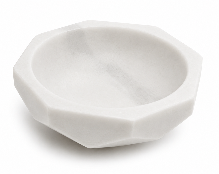 Modern Round Marble Bowl
