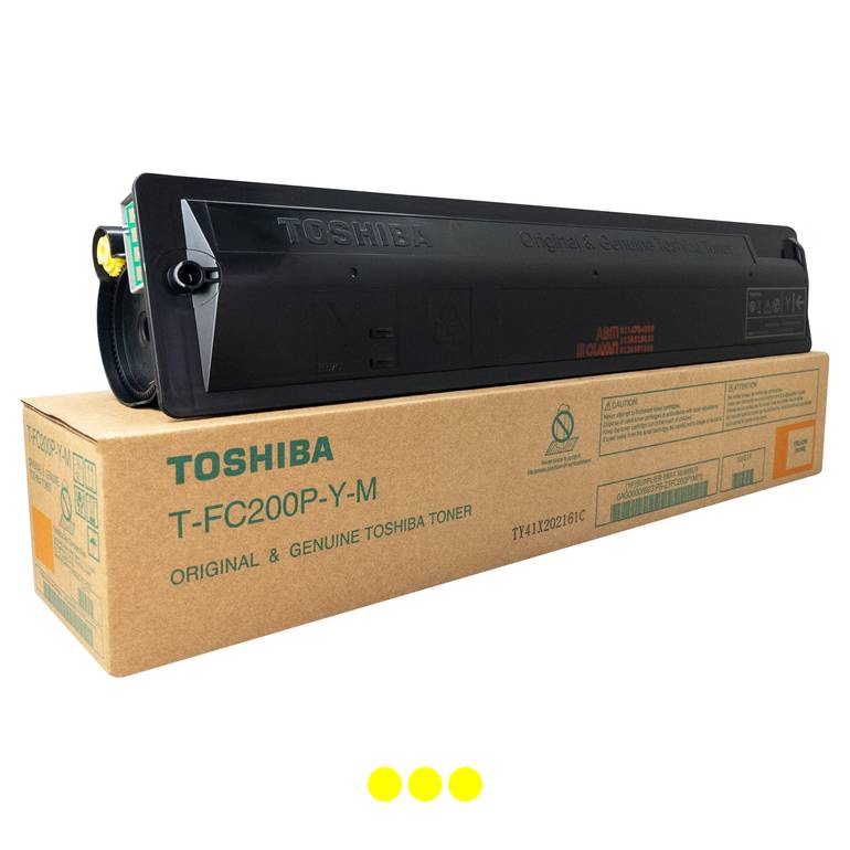 Toshiba T-FC200P-Y-M - Color Toner