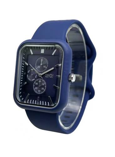GIGI Analog Watch With Leather Strap 