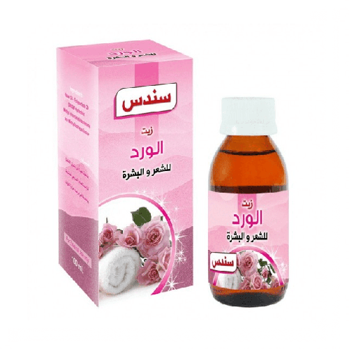 سندس زيت الورد للشعر والبشرة 100مل