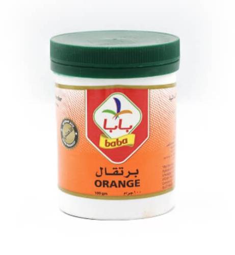 ملون طعام برتقالي بودرة 100 جرام
