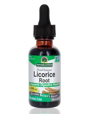 Natures Answer مكمل غذائي عشبي من ناتشرز أنسر مع خلاصة جذر عرق السوس، 30 مل