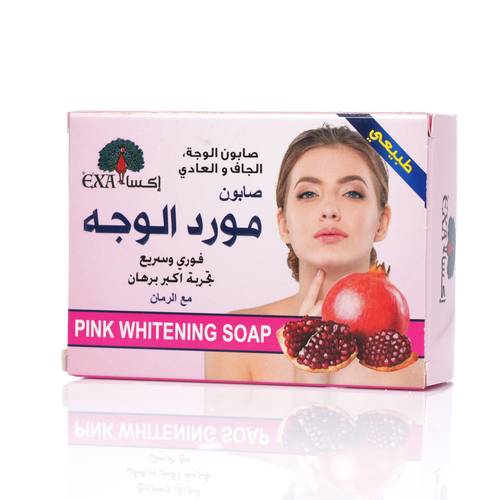 اكسا صابون مورد الوجه للوجه العادي والجاف بالرمان 100 غرام