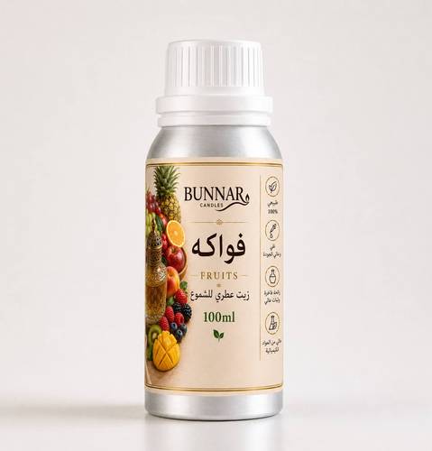 زيت عطري فواكه لصناعة الشموع المعطرة 100 مل - بُنّار