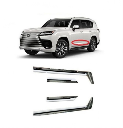 طقم زيق باب جيب لكزس 22/24  LX600 نيكل ابيض