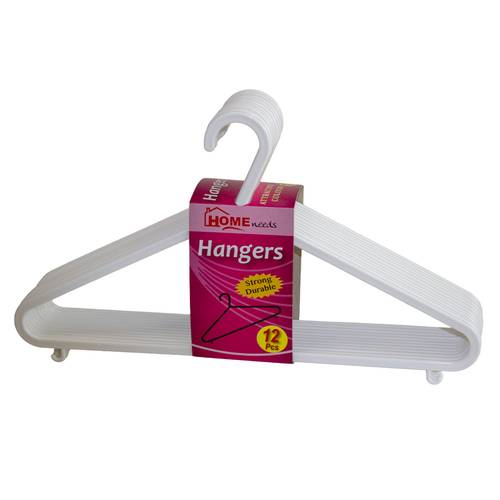 home needs hanger 96 pcs. white