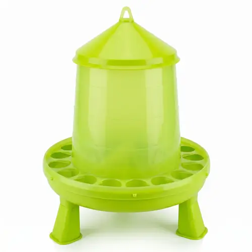 4kg Anti-Waste Plastic Poultry & Bird Feeder with Legs (European Specs)