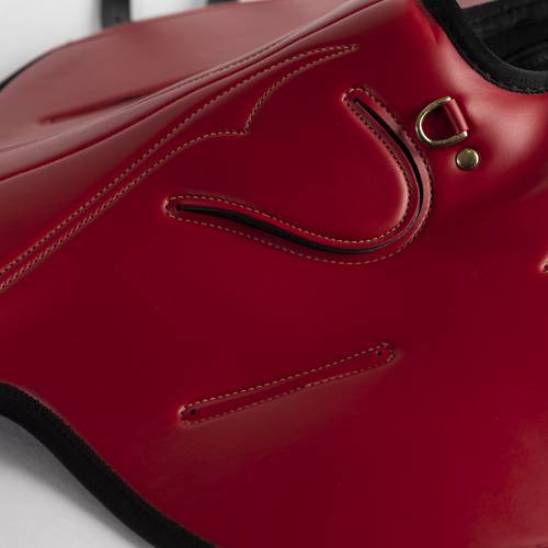 سرج تشغيل لتدريب خيل السباق مقاس 18" - RED