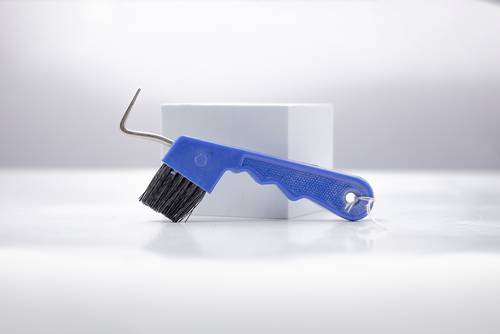 SUPER HOOF PICK BRUSH - BLACK