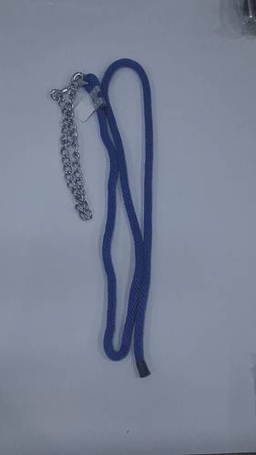 مقود سحب للخيل بسلسلة وخطاف طول 240سم - BLUE