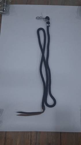 مقود سحب للخيل سمك 3/4" طول 180سم أسود - YELLOW
