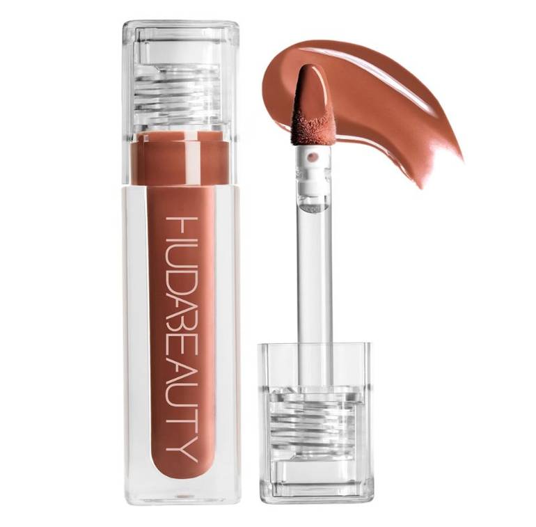Huda Beauty FAUX FILLER Extra Shine Lip Gloss Foxy