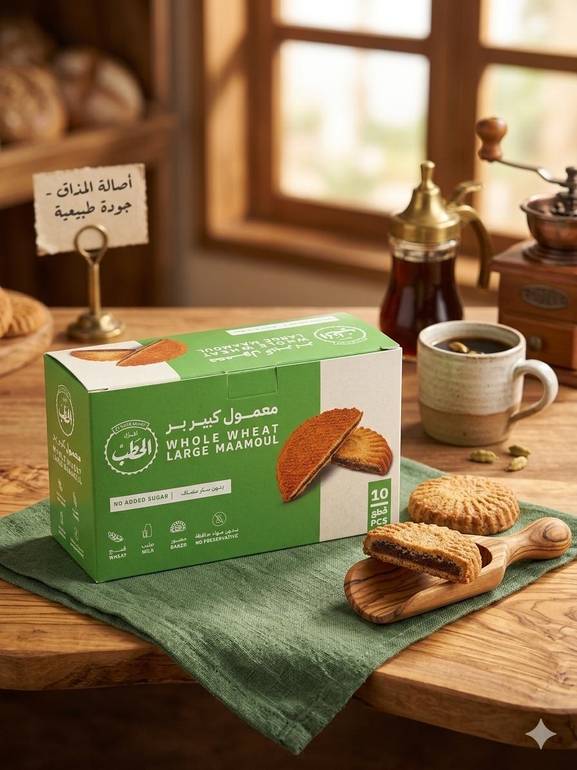 معمول كبير بر (بدون سكر مضاف)