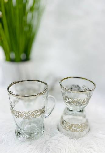 طقم ضيافة فضي 