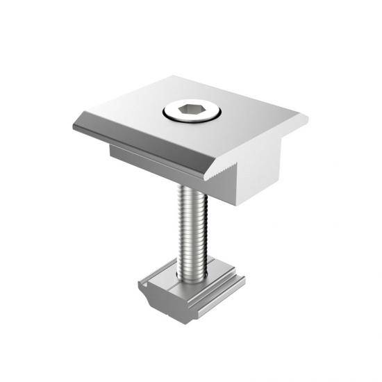 100 مثبت وسطي ألمنيوم للألواح Mid Clamp 