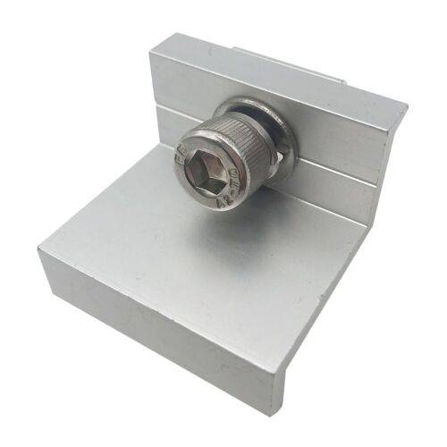 90 مثبت طرفي ألمنيوم للألواح End Clamp 