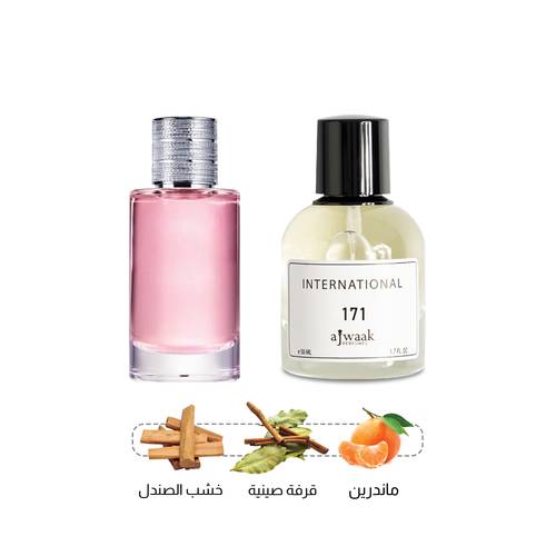 قناني عطور بتصميم أنيق