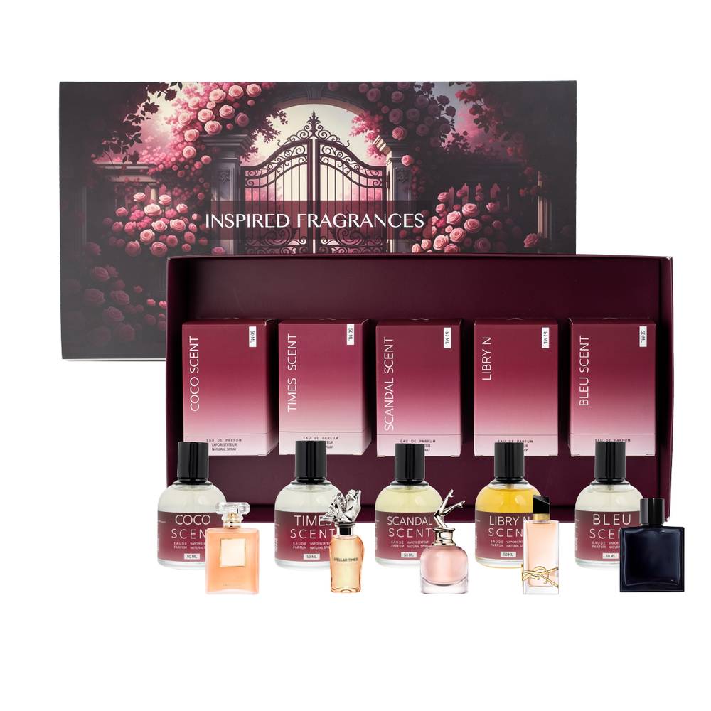 مجموعة العطور المستوحاة 5 عبوات