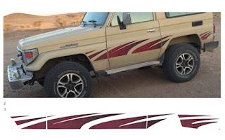 خط لاندكروزر ربع 2005