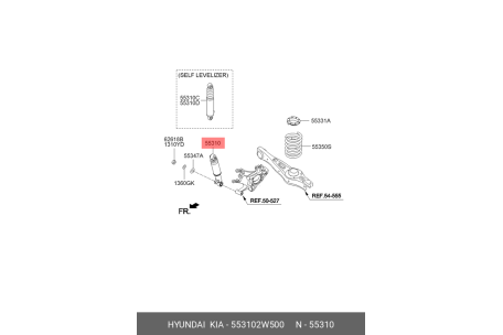 B55310-2W500K