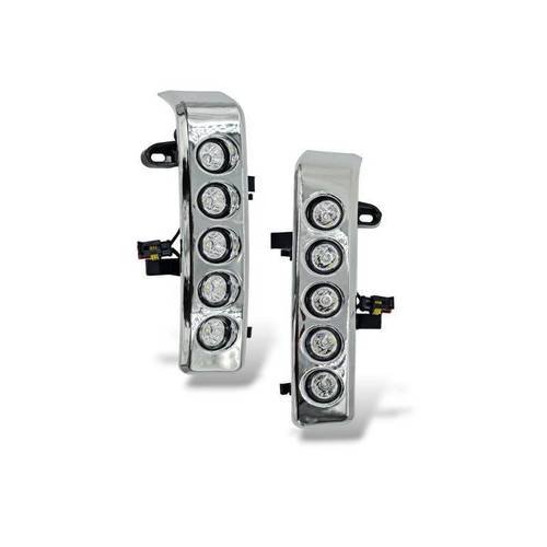 ( LED ) تحت الشمعة شاص + ربع تويوتا - ابيض